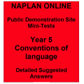 NAPLAN Online MiniTest Answers Language Year 5